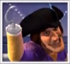 photo of Captain Hook from Shrek