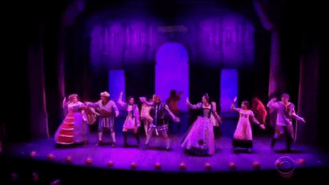 gif from head over heels the musical